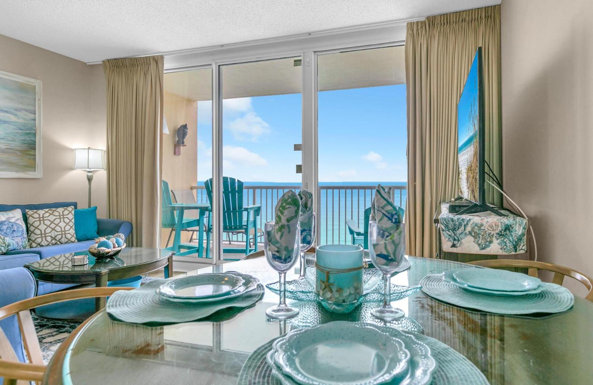 Stunning Ocean & Sunset Views, Direct Beach Access With 2 King Bedrooms At Panama City Beach, Fl מראה חיצוני תמונה